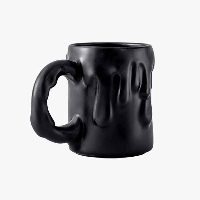 CANDLE CUP-MATT BLACK